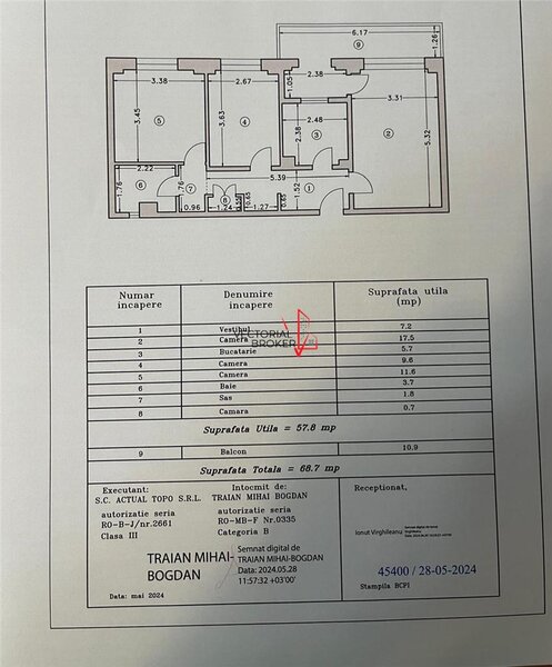 Pantelimon 3 camere decomandat, bloc reabilitat,  la doar 10 min de metrou Costin Georgian